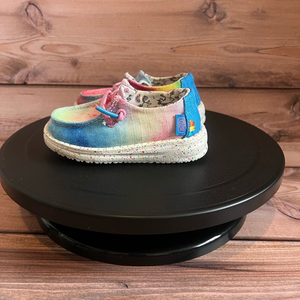 Hey Dude Kids Shoes - Pink and Blue